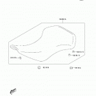 KFX400 (KSF400-A2) Сидение