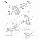 Bayou 250 (KLF250-A2) Переднее колесо