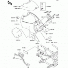 Prairie 650 4X4 (KVF650-A2) Боковые обтекатели