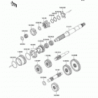 Prairie 650 4X4 (KVF650-A2) Трансмиссия