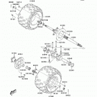 KFX400 (KSF400-A1) Rear hub(a1)