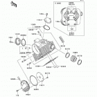 Prairie 360 (KVF360-B2) Головка цилиндра