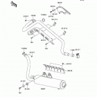 Prairie 650 4X4 (KVF650-A2) Глушитель