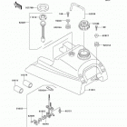 Bayou 250 (KLF250-A2) Топливный бак