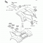 CANADA ONLY (KLF300-C16) Наклейки предупреждения