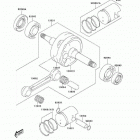KFX50 (KSF50-A2) Коленвал