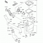 CANADA ONLY (KLF300-C16) Воздухозаборник