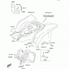 KFX400 (KSF400-A2) Заднее крыло