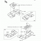 Prairie 650 4X4 (KVF650-A2) Багажник-кузов