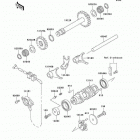 CANADA ONLY (KLF300-C16) Валы и вилки переключения передач