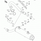 KFX 250 Mojave (KSF250-A18) Глушитель