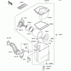 Bayou 300 (KLF300-B17) Воздухозаборник