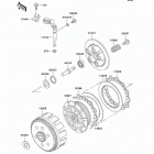 KFX 250 Mojave (KSF250-A18) Сцепление