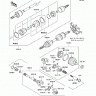 CANADA ONLY (KLF300-C16) Drive shaft(front)