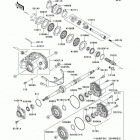 Prairie 650 4X4 (KVF650-A2) Карданный вал - задний