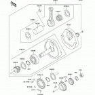 KFX 250 Mojave (KSF250-A18) Коленвал