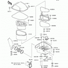 Prairie 650 4X4 (KVF650-A2) Воздухозаборник