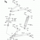 Bayou 300 (KLF300-B17) Передняя подвеска