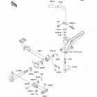 Bayou 300 (KLF300-B17) Педаль тормоза