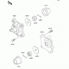 CANADA ONLY (KLF300-C16) Переднее колесо