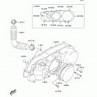 KFX80 (KSF80-A2) Крышки двигателя