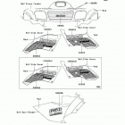 Prairie 650 4X4 (KVF650-A2) Decals(red)