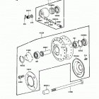 LTD (KZ305-B2) Переднее колесо