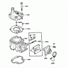 KX60 (KX60-B3) Цилиндр и головка цилиндров