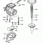 LTD (KZ305-B2) Карбюратор в разборе
