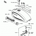 LTD (KZ305-B2) Топливный бак