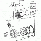 KDX200 (KDX200-C2) Сцепление