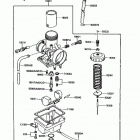 KDX80 (KDX80-C4) Carburetor(kdx80-c4 / c5)