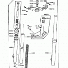 KDX80 (KDX80-C4) Передняя вилка