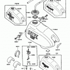 KDX80 (KDX80-C4) Топливный бак