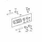 KDX80 (KDX80-C4) Валы и вилки переключения передач