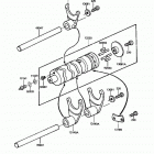 LTD (KZ305-B2) Валы и вилки переключения передач