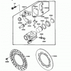 KDX200 (KDX200-C2) Передний тормоз