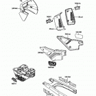 KLR650 (KL650-A1) Decal(white)(kl650-a1)