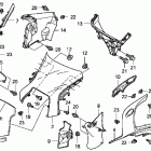 VFR1200F Верхний обтекатель