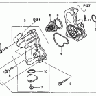 GOLD WING  GL1800 Водяной насос