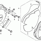 HURRICANE 1000 CBR1000RA Крышка генератора