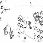 HURRICANE 1000 CBR1000RA Передний тормозной суппорт