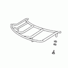 GOLD WING  GL1800 Trunk rack (chrome)