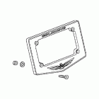 GOLD WING  GL1800 License plate frame (chrome)