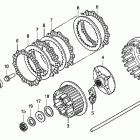 FURY ABS VT1300CXA Сцепление