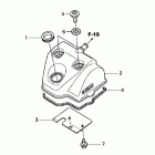 CRF450R Крышка головки цилиндров