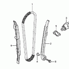 CRF450R Цепь,натяжитель