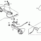 SABRE VT1300CS Сигналы поворота