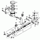 FURY VT1300CX Задний тормозной цилидр