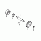 CRF250R Масляный насос